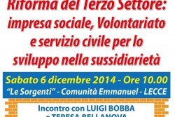 Bobba e Bellanova a Lecce sulla Riforma del Terzo Settore - Corriere Salentino
