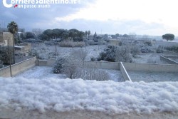 L'Italia nella morsa del gelo, neve in Puglia - Corriere Salentino