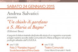 Mese della Memoria: Andrea Salvatici racconta "Un chiodo di garofano a S. Maria al Bagno" - Corriere Salentino