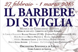 “Il Barbiere di Siviglia" di Rossini: presentata la prima opera della 46° Stagione lirica della Provincia di Lecce - Corriere Salentino
