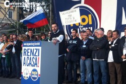 Anche un pullman leccese alla manifestazione della Lega di Salvini - Corriere Salentino