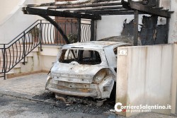 Fiamme dolose ad Ugento, raid contro l'auto del vicesegretario del Partito dei Comunisti Italiani - Corriere Salentino