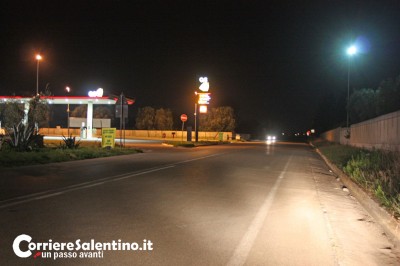 Casarano - Collepasso, la zona dell'incidente