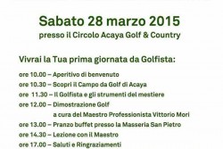 "First Golf Day", golfista per un giorno all'Hilton Acaya Golf Resort - Corriere Salentino