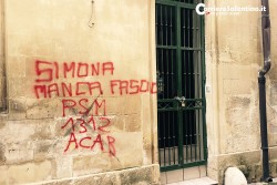 "Fascio infame", nuove intimidazioni sui muri della casa di Simona Manca - Corriere Salentino