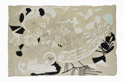 Giuseppe Capitano, Senza titolo, 2014, tecnica mista su carta