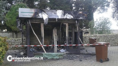 casarano incendio chiosco (6)