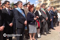 25 Aprile, in piazza Partigiani la celebrazione dei Settant’ anni dalla Liberazione nazionale - Corriere Salentino