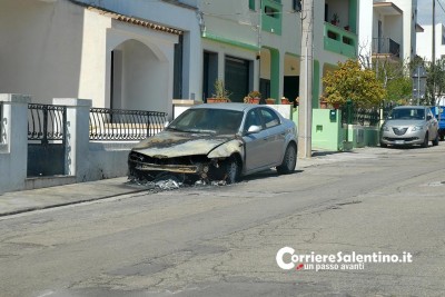 Auto a Castrignano del Capo