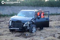 Tremendo impatto tra Punto e Suv all'ingresso di Soleto, 66enne in Rianimazione - Corriere Salentino