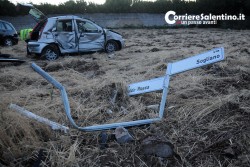 Tremendo impatto tra Punto e Suv all'ingresso di Soleto, 66enne in Rianimazione - Corriere Salentino