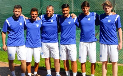 Da sinistra Luca Giordano, Paris Gemouchidis, Filippo Stasi, Pierdanio Lo Priore, Davide Albertoni, Alberto Giannini