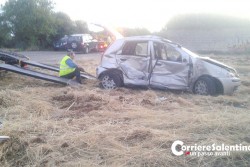 Tremendo impatto tra Punto e Suv all'ingresso di Soleto, 66enne in Rianimazione - Corriere Salentino