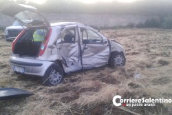 Tremendo impatto tra Punto e Suv all'ingresso di Soleto, 66enne in Rianimazione - Corriere Salentino