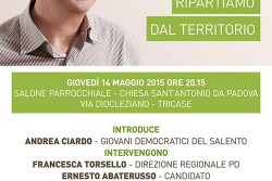 Domani Filippo Bubbico nel Salento a sostegno della candidatura di Abaterusso al Consiglio Regionale - Corriere Salentino
