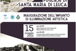 S.Maria di Leuca: inaugurazione dell'illuminazione artistica della Cascata Monumentale dell'AQP - Corriere Salentino