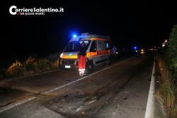 Sorpasso azzardato, 23enne sfonda muro e si ribalta nelle campagne: auto ridotta ad un rottame - Corriere Salentino
