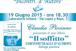 "Il soffitto. Cortometraggi d’altrove": Claudia Piccinno presenta il suo libro a Monteroni - Corriere Salentino