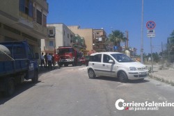 Cede muro di contenimento nel cantiere della voragine, tre operai in ospedale - Corriere Salentino