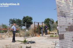 Cede muro di contenimento nel cantiere della voragine, tre operai in ospedale - Corriere Salentino