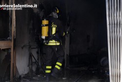 Incendio devasta garage nel centro di Alliste - Corriere Salentino