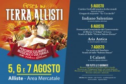 Torna "Festa in Terra Allisti", dal 5 agosto nell’area Mercatale di Alliste - Corriere Salentino