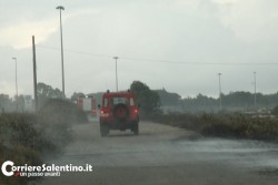 Paura in tangenziale est,incendio a ridosso del distributore di benzina - Corriere Salentino