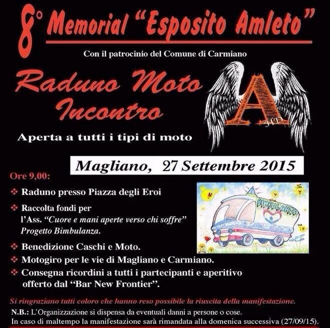 Un raduno di moto per ricordare un bikers prematuramente scomparso