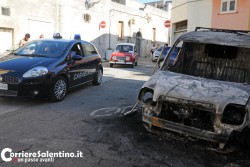 Doppio incendio ad Acquarica del Capo, bruciano due mezzi nella notte - Corriere Salentino
