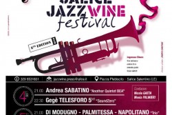Dal 4 settembre l'VIII edizione del "Salice JazzWine Festival" - Corriere Salentino