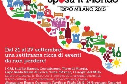 “Puglia rurale: la Puglia sposa il mondo”, dal 21 settembre il Gal Terra d'Arneo a Expo 2015 - Corriere Salentino