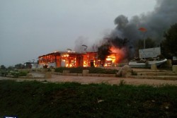 Maltempo, pioggia e danni: crolla tettoia di area servizio, alberi sradicati ed allagamenti in tutto il Salento - Corriere Salentino