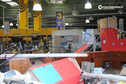 Nuovo assalto al "Mercatone Uno": sradicano cassaforte ma fuggono a mani vuote: ingenti i danni - Corriere Salentino