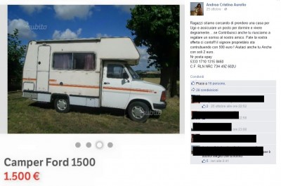 «Un camper per Ugo», parte la "sfida" per rompere il muro dell'indifferenza - Corriere Salentino