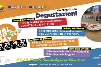 Il Gal Valle della Cupa inaugura il suo Open Day tra laboratori, degustazioni, esposizioni e incursioni musicali - Corriere Salentino