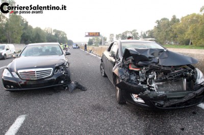 Maxi incidente, sei auto coinvolte ed un ferito grave alle porte di Lecce - Corriere Salentino