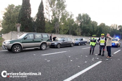 Maxi incidente, sei auto coinvolte ed un ferito grave alle porte di Lecce - Corriere Salentino