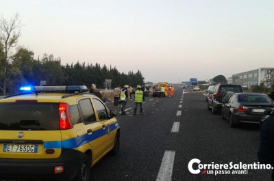 Maxi incidente, sei auto coinvolte ed un ferito grave alle porte di Lecce - Corriere Salentino