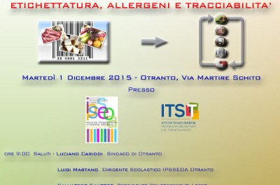 "Sicurezza alimentare: etichettatura, allergeni e tracciabilità", convegno a Lecce - Corriere Salentino