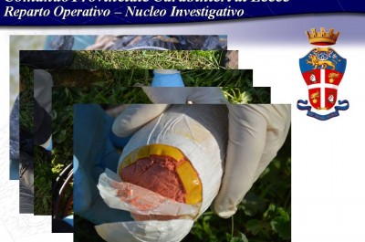 Una polveriera nel muretto a secco della masseria: maxi sequestro di armi, munizioni e tritolo - Corriere Salentino