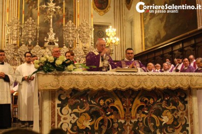 Giubileo della Misericordia: dopo Roma, aperta la Porta Santa del Duomo di Lecce dall’Arcivescovo Monsignor Domenico D’Ambrosio - Corriere Salentino