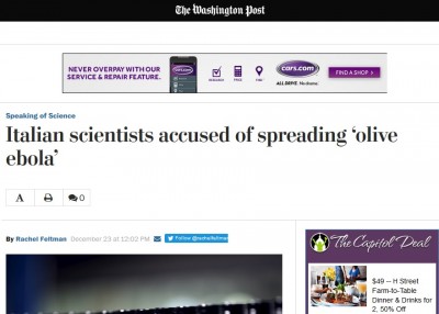 ebola washington post xylella