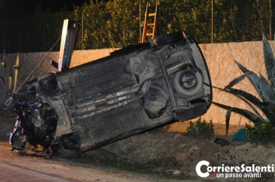 Perde il controllo dell'auto e si schianta contro muro, poi si ribalta: muore studente di 26 anni - Corriere Salentino