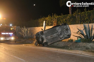 Perde il controllo dell'auto e si schianta contro muro, poi si ribalta: muore studente di 26 anni - Corriere Salentino