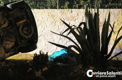 Perde il controllo dell'auto e si schianta contro muro, poi si ribalta: muore studente di 26 anni - Corriere Salentino