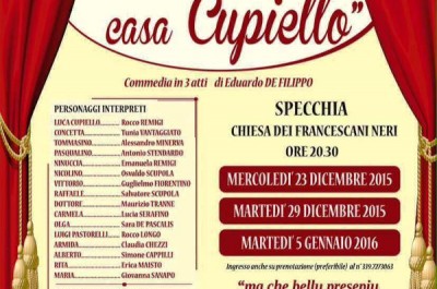 Natale in Casa Cupiello in Salentino a Specchia - Corriere Salentino