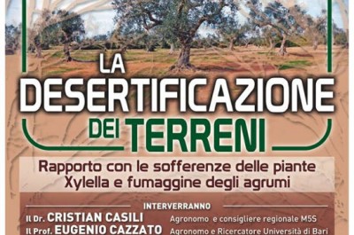 "La desertificazione dei terreni": convegno a cura di Ecospo a Specchia - Corriere Salentino