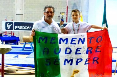 Campionati Italiani di Ginnastica Artistica: Mattia Quarta dell'Asd Delfino è il vice campione italiano di 1° livello - Corriere Salentino