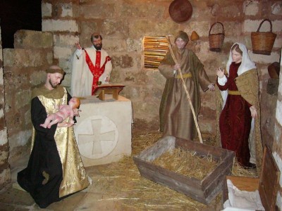 presepe, dalla II edizione, san francesco