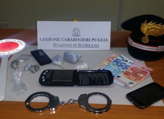Controlli antidroga nel magliese: un arresto e una denuncia